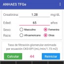 App gratis para calcular la función renal